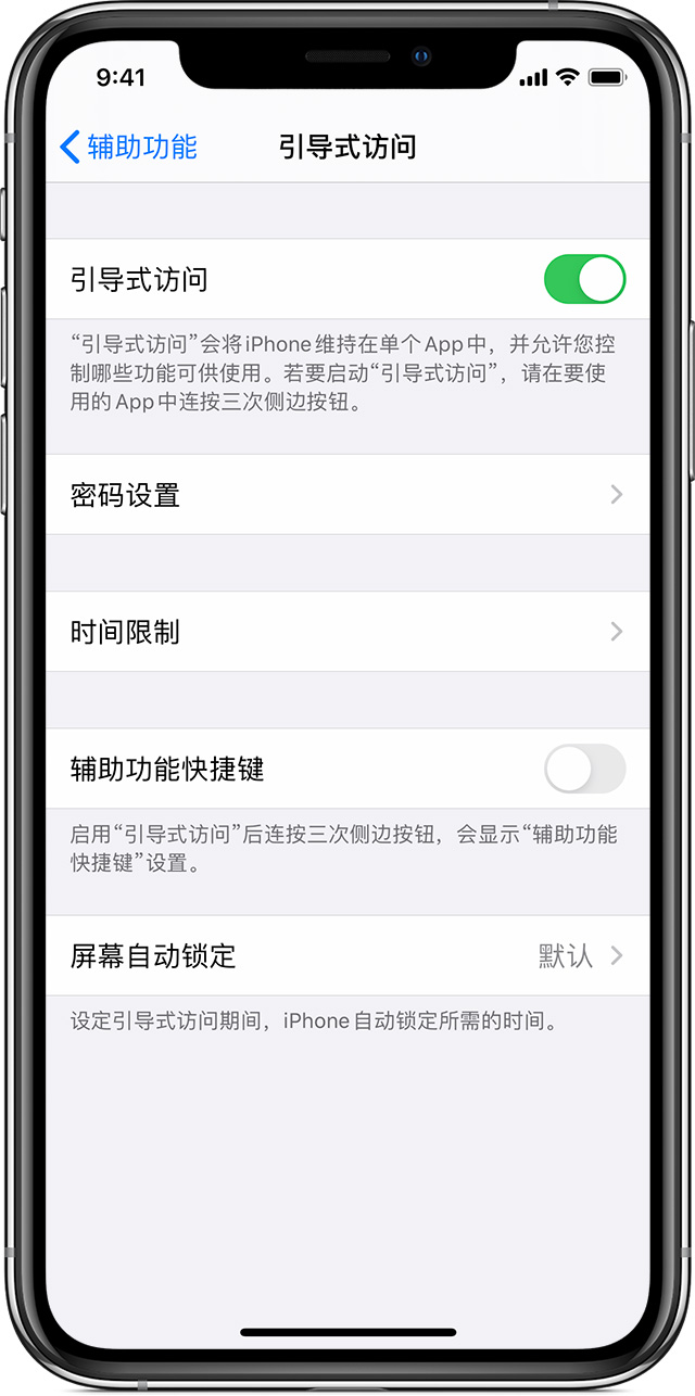 上甘岭苹果手机维修分享如何在 iPhone 上退出引导式访问 