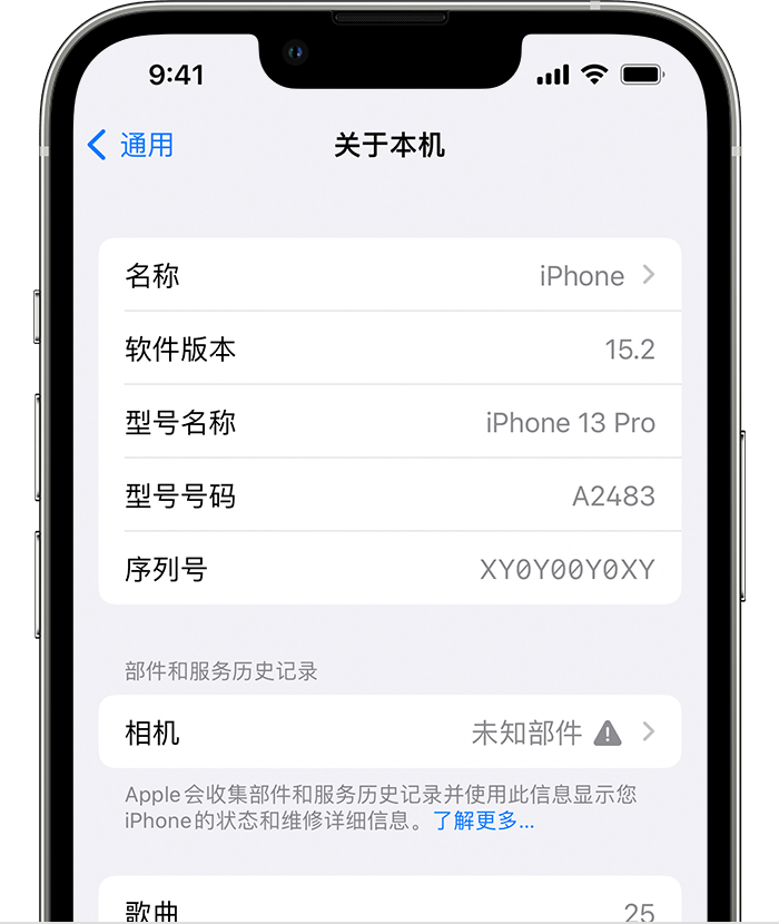 上甘岭苹果维修分享iPhone 出现提示相机“未知部件”是什么原因？ 